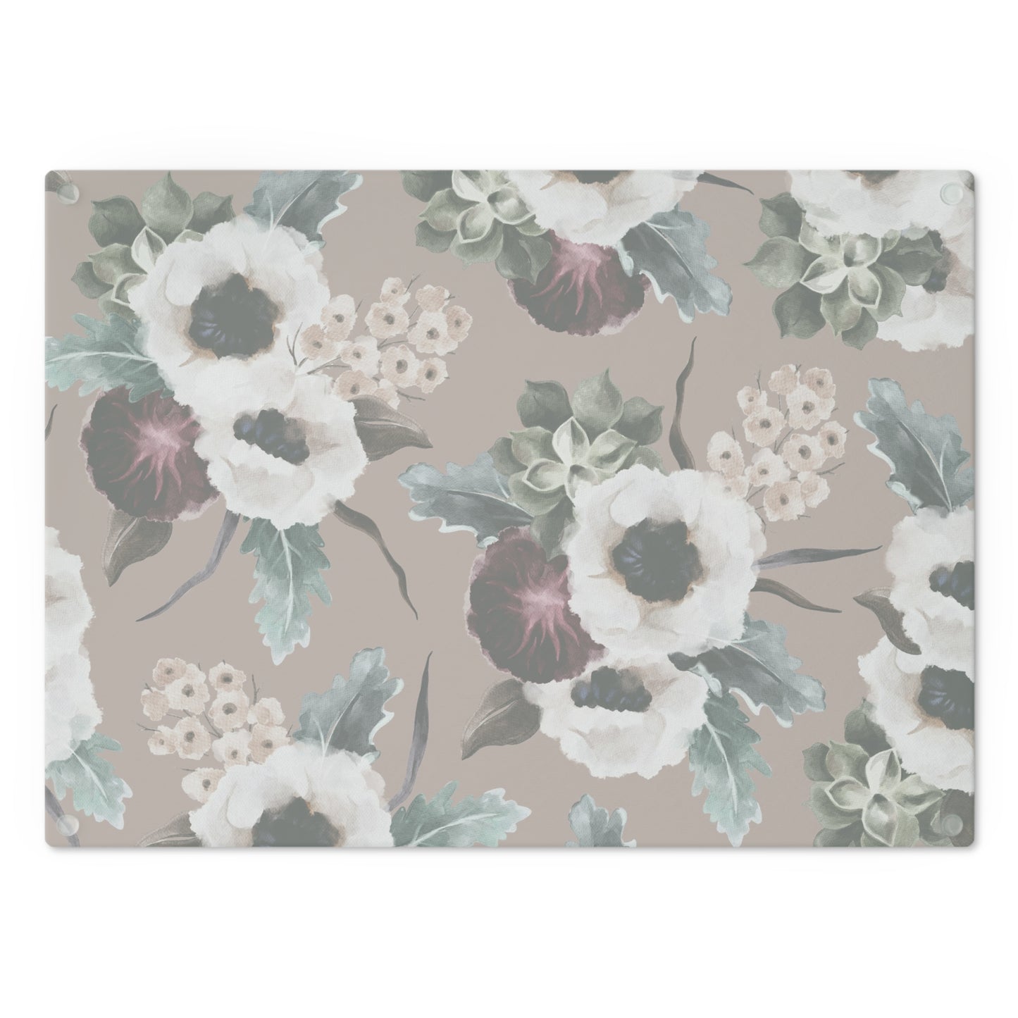 Hollyhock Cutting Board