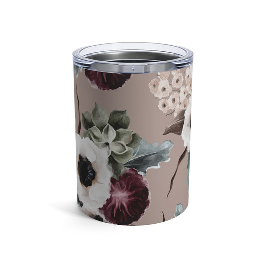 Hollyhock Gardening Tumbler 10oz