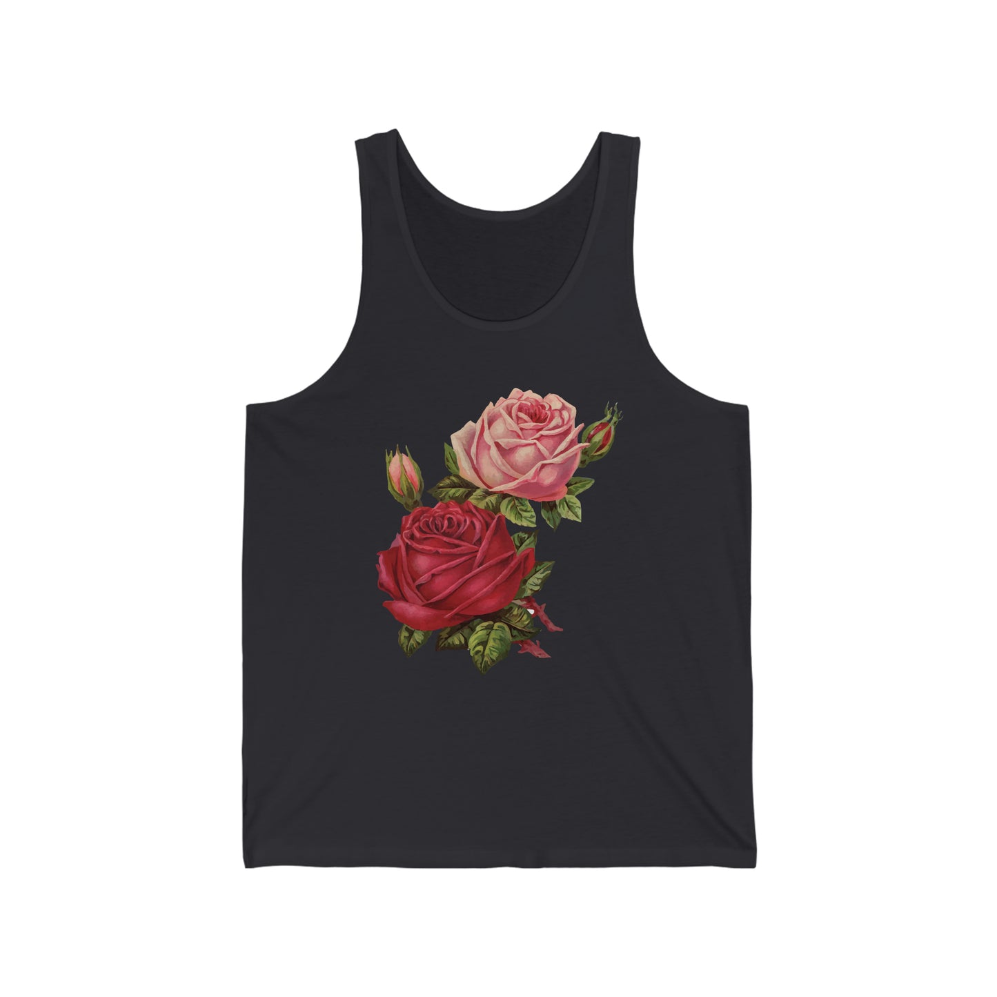 Vintage Roses Unisex Tank