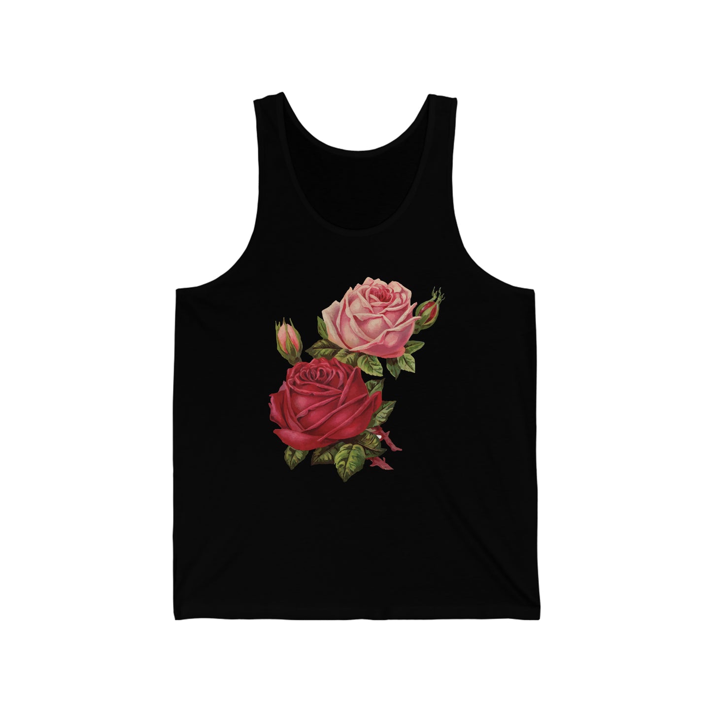 Vintage Roses Unisex Tank