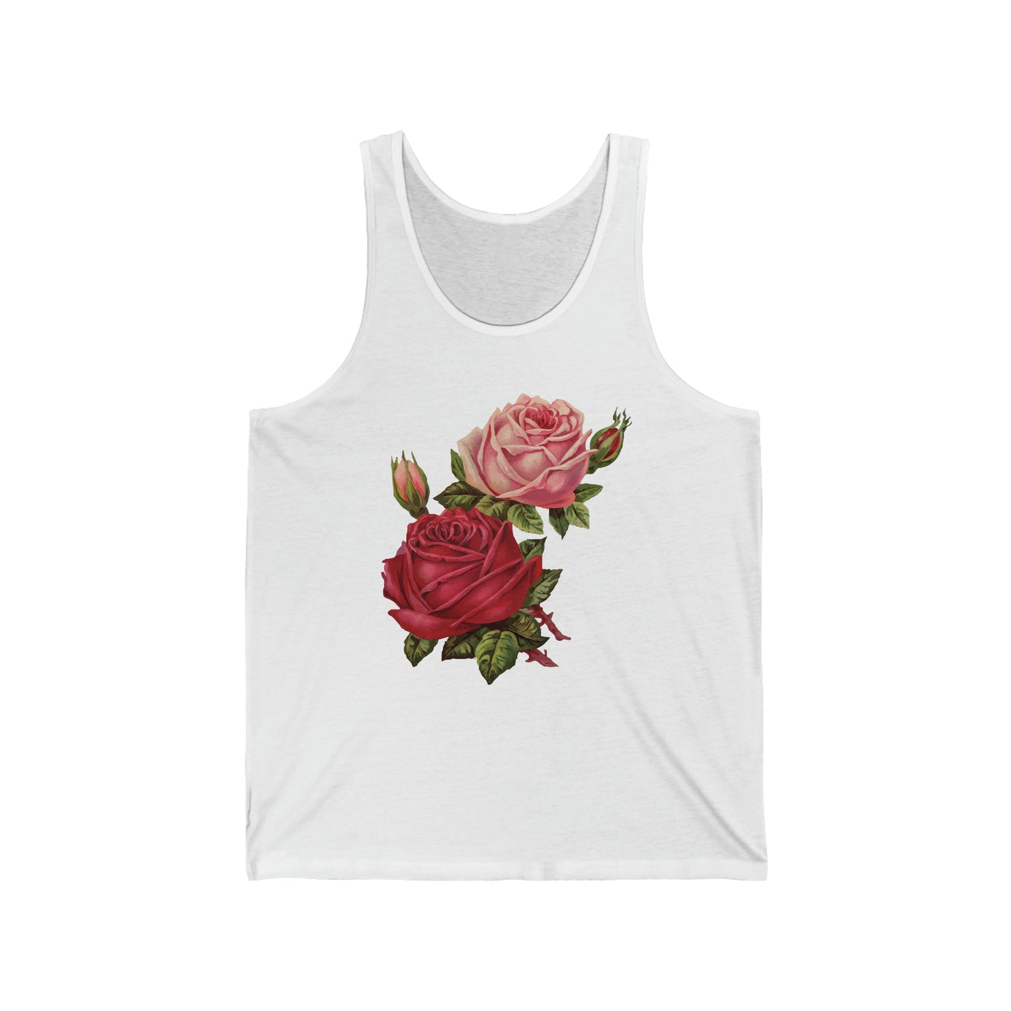 Vintage Roses Unisex Tank