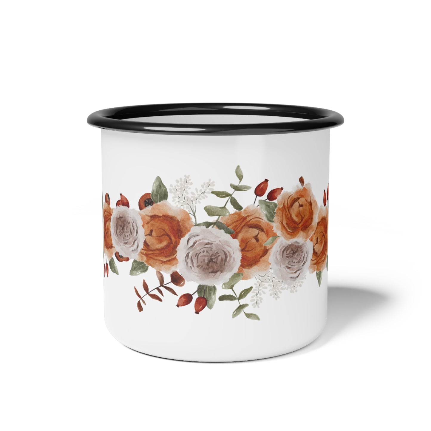 Autumn's Beauty Enamel Garden Mug