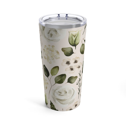 Spring Rose Garden Tumbler 20oz