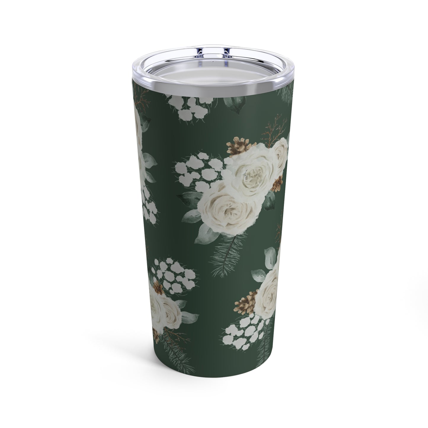 Evergreen Blooms Garden Tumbler 20oz