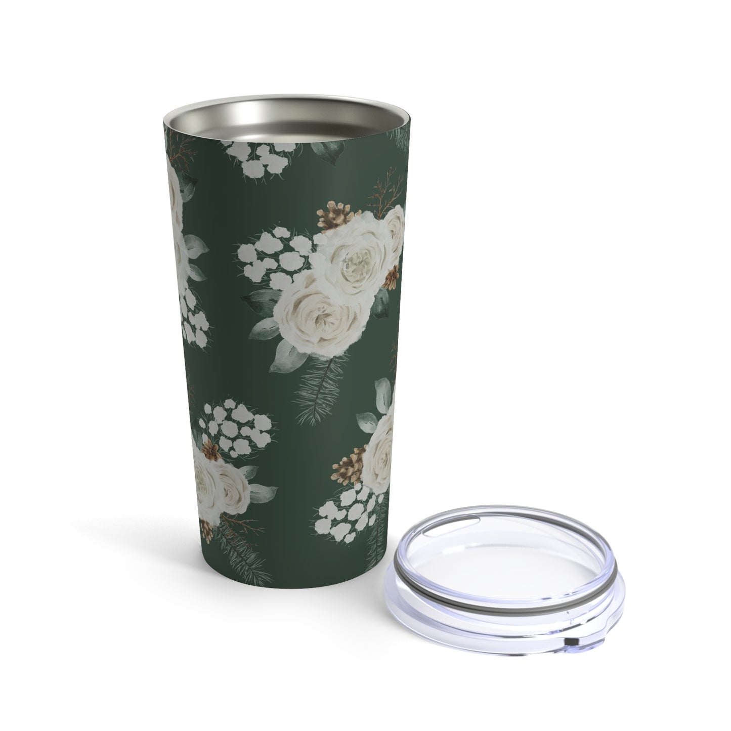 Evergreen Blooms Garden Tumbler 20oz