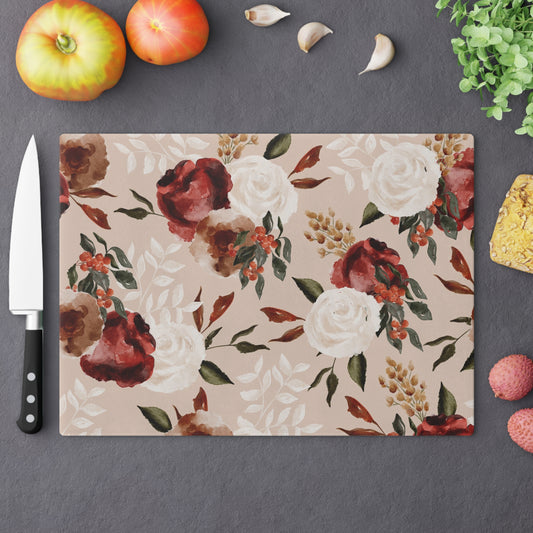 Fall Florals Cutting Board