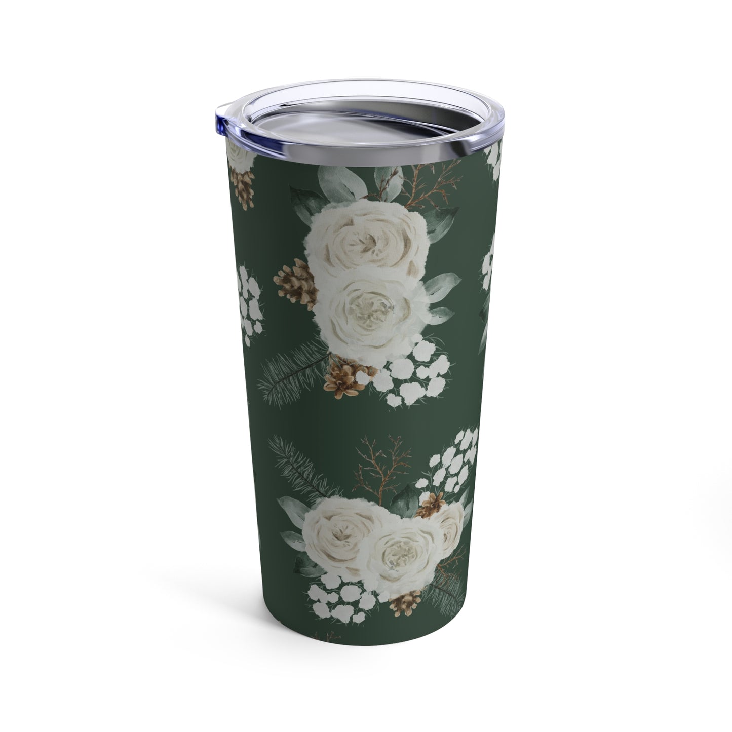 Evergreen Blooms Garden Tumbler 20oz