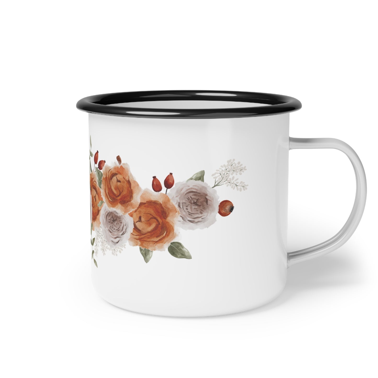 Autumn's Beauty Enamel Garden Mug