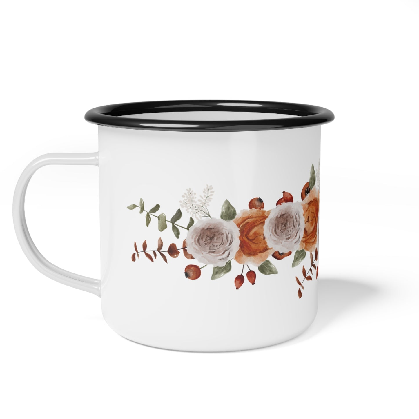 Autumn's Beauty Enamel Garden Mug