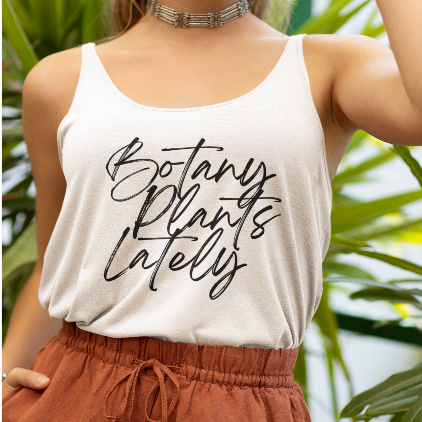 Botany Plants Lately Unisex Tank